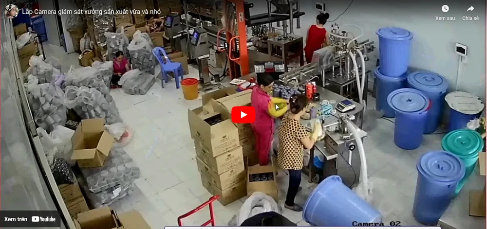 Lắp Đặt Camera Nhà Máy Sản Xuất Thiết Bị Điện