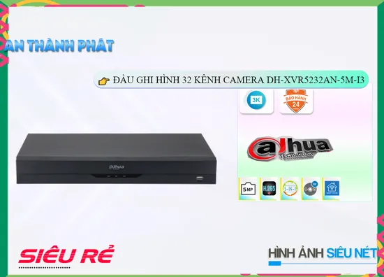 DH-XVR5232AN-5M-I3, đầu ghi Dahua DH-XVR5232AN-5M-I3, đầu ghi hình Dahua DH-XVR5232AN-5M-I3, đầu thu DH-XVR5232AN-5M-I3