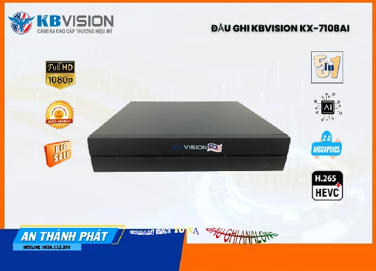 Lắp đặt camera KX-7108AiThiết Bị Ghi Hình Với giá cạnh tranh KBvision