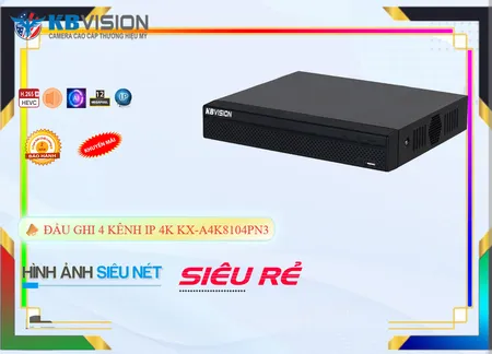 Lắp đặt camera KX-A4K8104PN3 Đầu Ghi Hình Chức Năng Cao Cấp